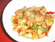 鶏肉大蒜炒め